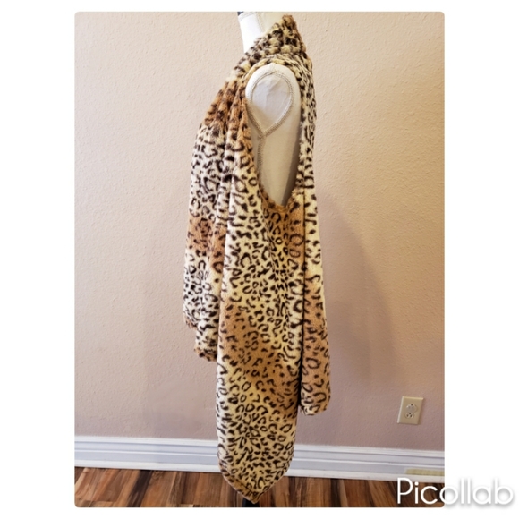 Ruggine Open Front Leopard Print Kimono - Picture 6 of 11